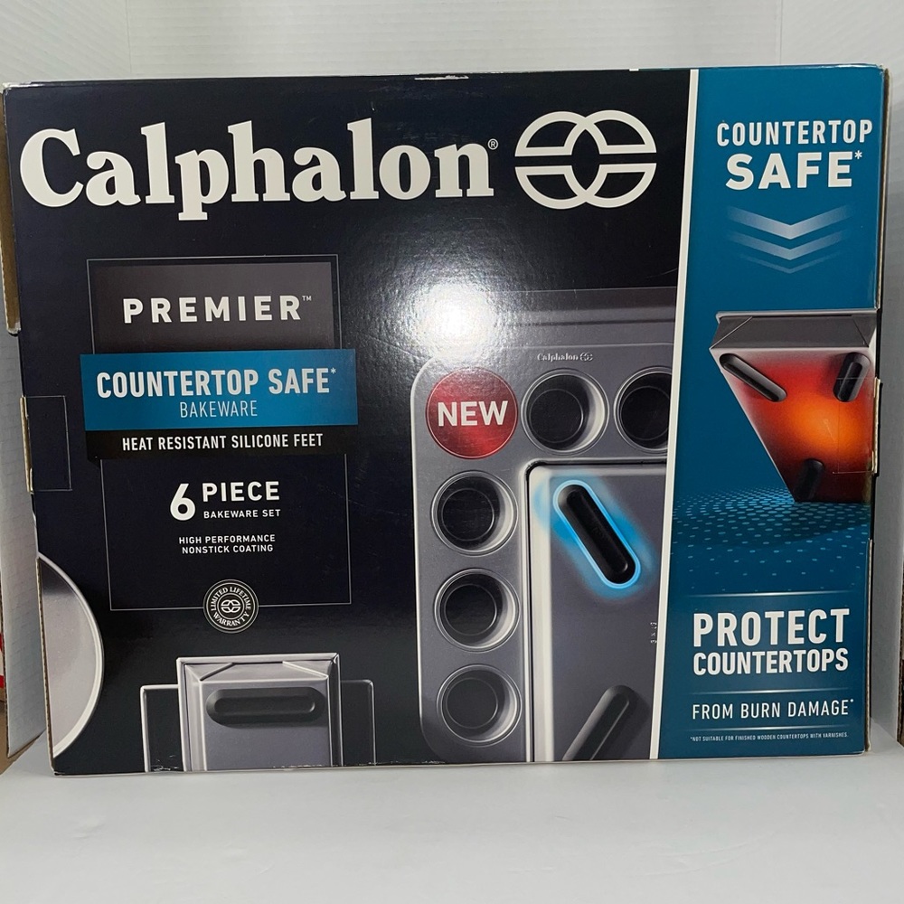 Calphalon Premier Countertop Safe Bakeware 6 Piece Set, 6-Piece Set